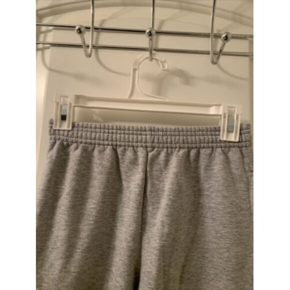 Hanes Boys Jogger Pants Elastic Waist Pockets Size L 10-12 Gray - Picture 4 of 12